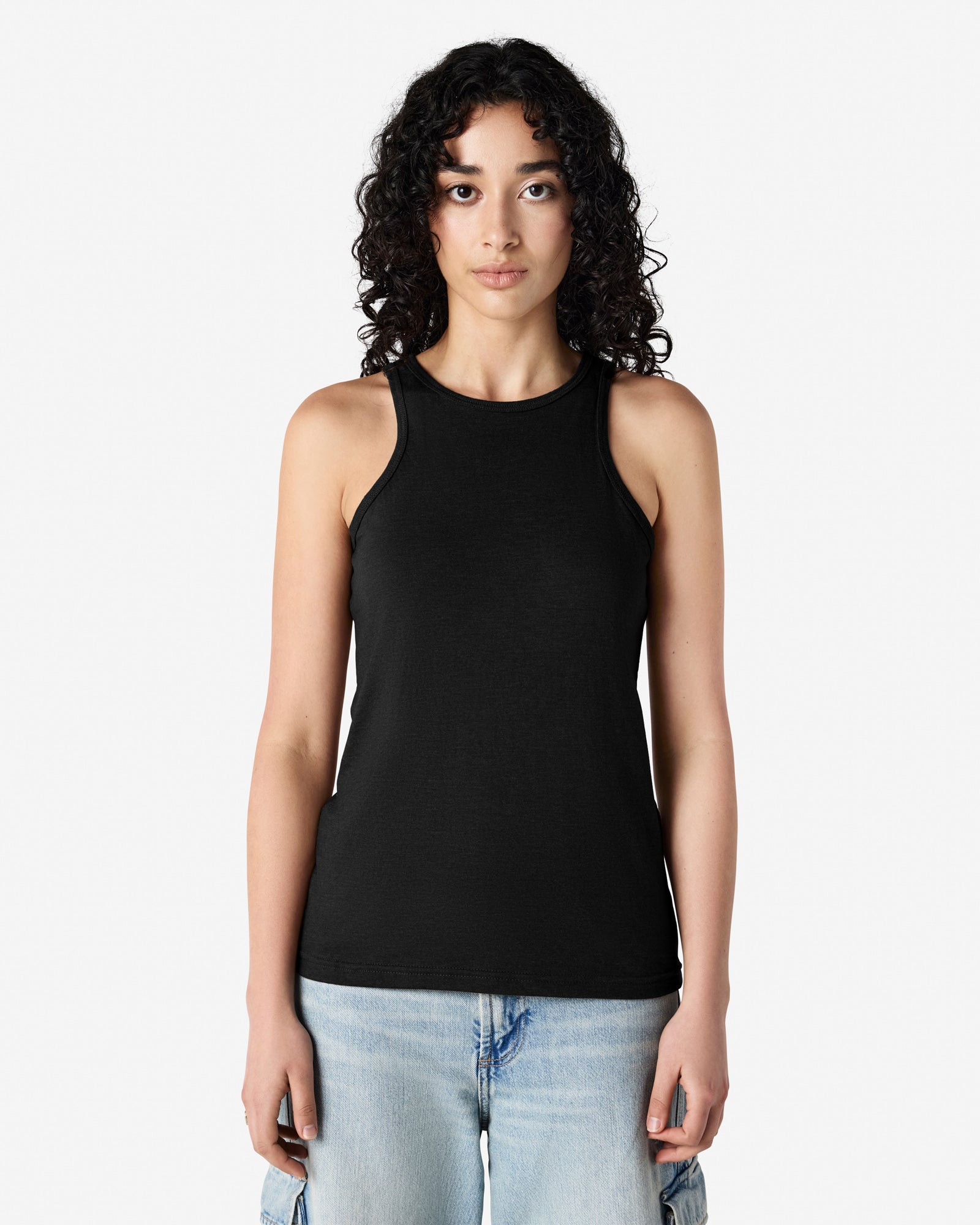 101CVC American Apparel CVC Womens Racerneck Tank