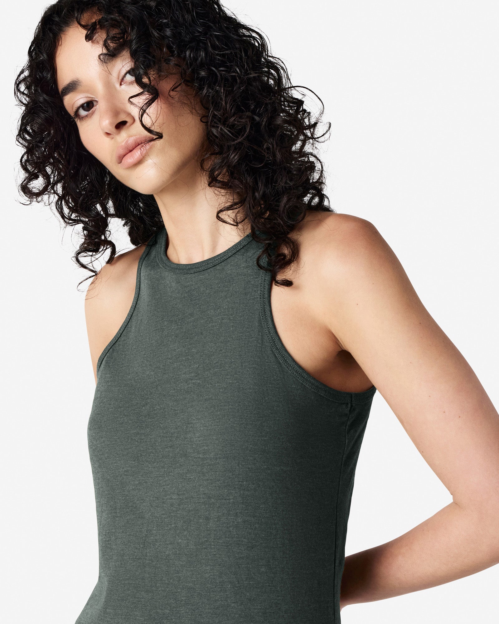 101CVC American Apparel CVC Womens Racerneck Tank