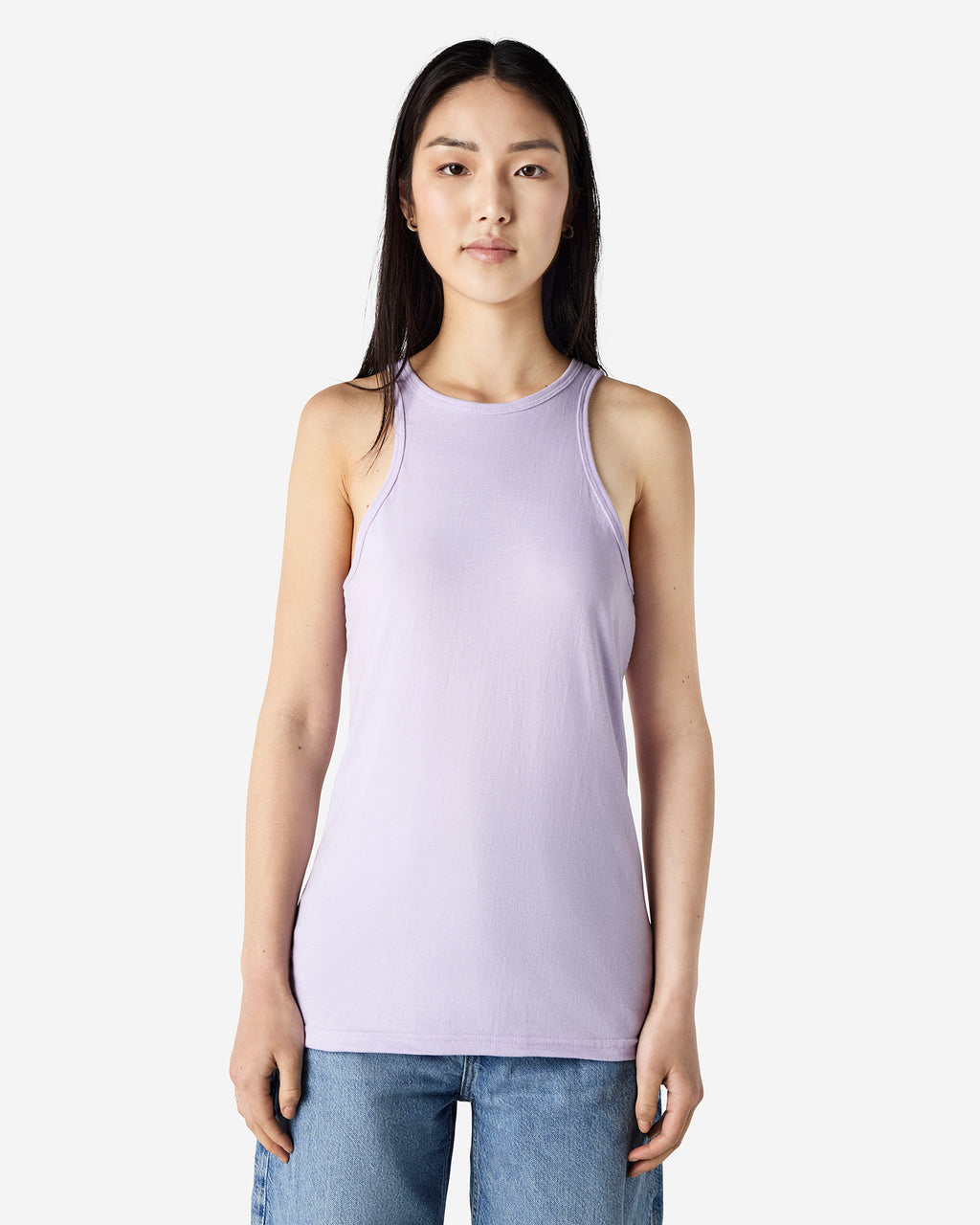 101CVC American Apparel CVC Womens Racerneck Tank