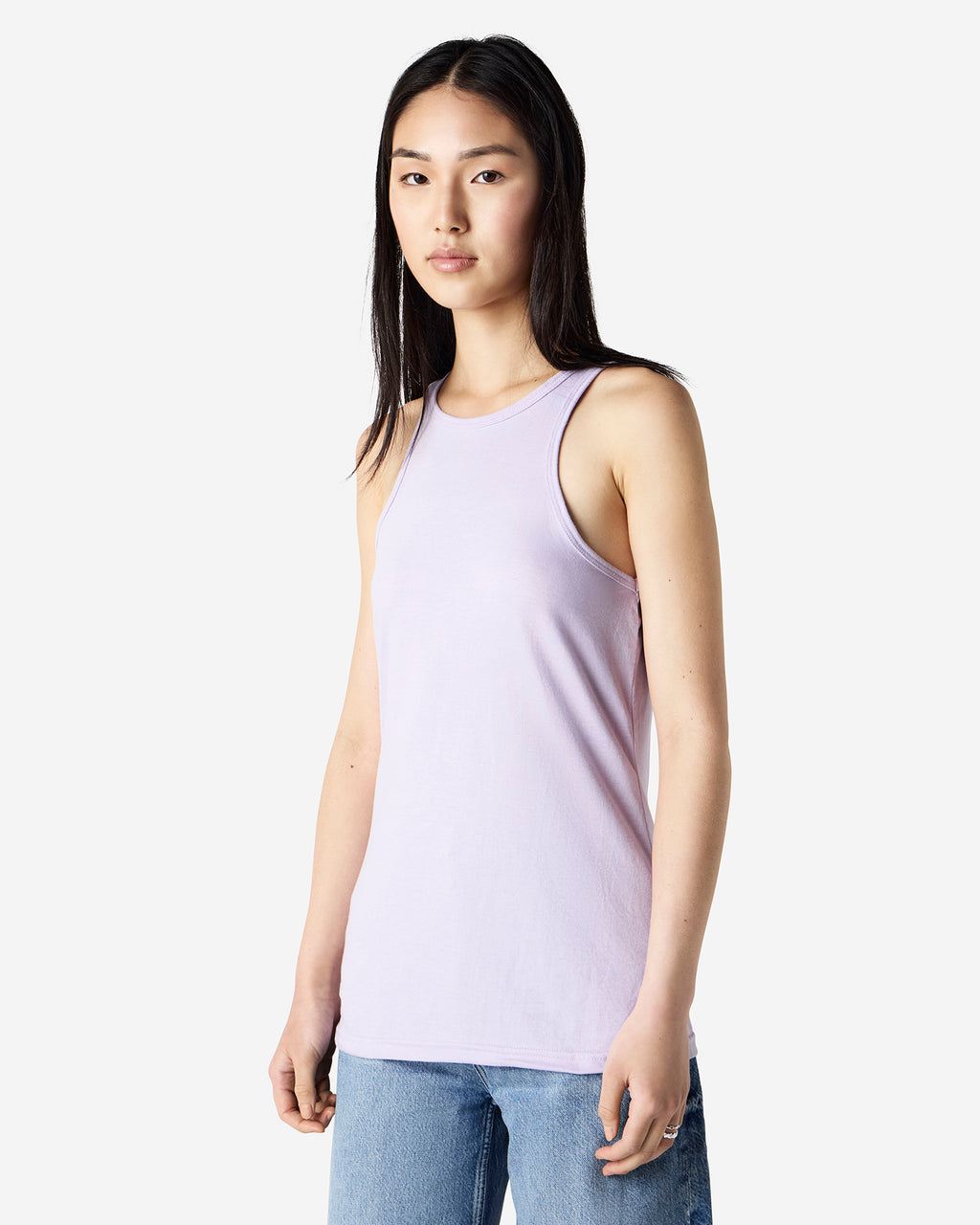 101CVC American Apparel CVC Womens Racerneck Tank