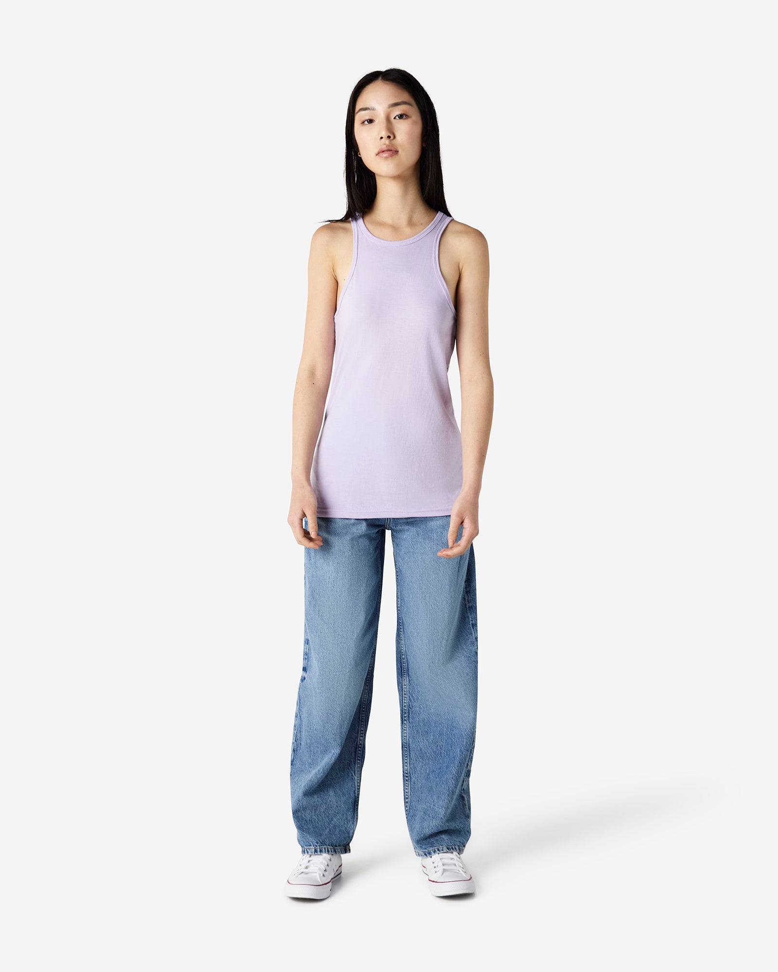 101CVC American Apparel CVC Womens Racerneck Tank
