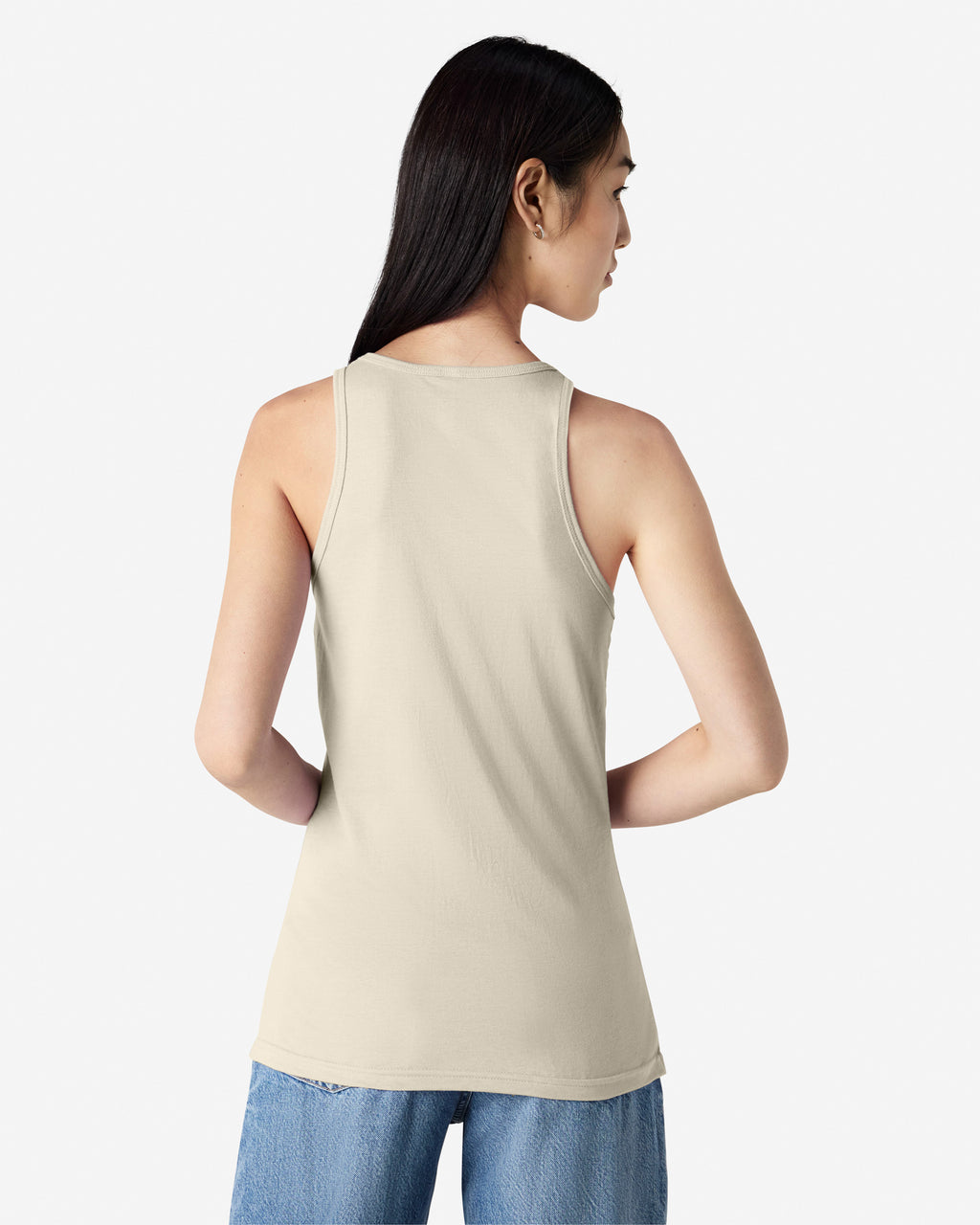 101CVC American Apparel CVC Womens Racerneck Tank