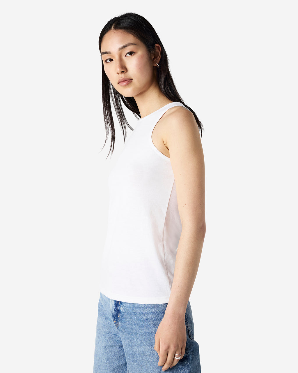 101CVC American Apparel CVC Womens Racerneck Tank