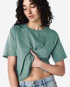 102 American Apparel Women's Fine Jersey Boxy T-Shirt
