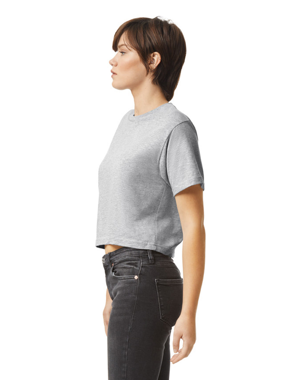 102 American Apparel Women's Fine Jersey Boxy T-Shirt