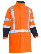 Bisley X Taped Hi Vis TTMC Stretch PU Rain Coat - BJ6955XT