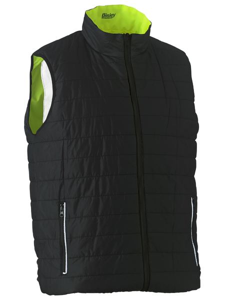 Bisley Taped Hi Vis Reversible Puffer Vest - BV0330HT
