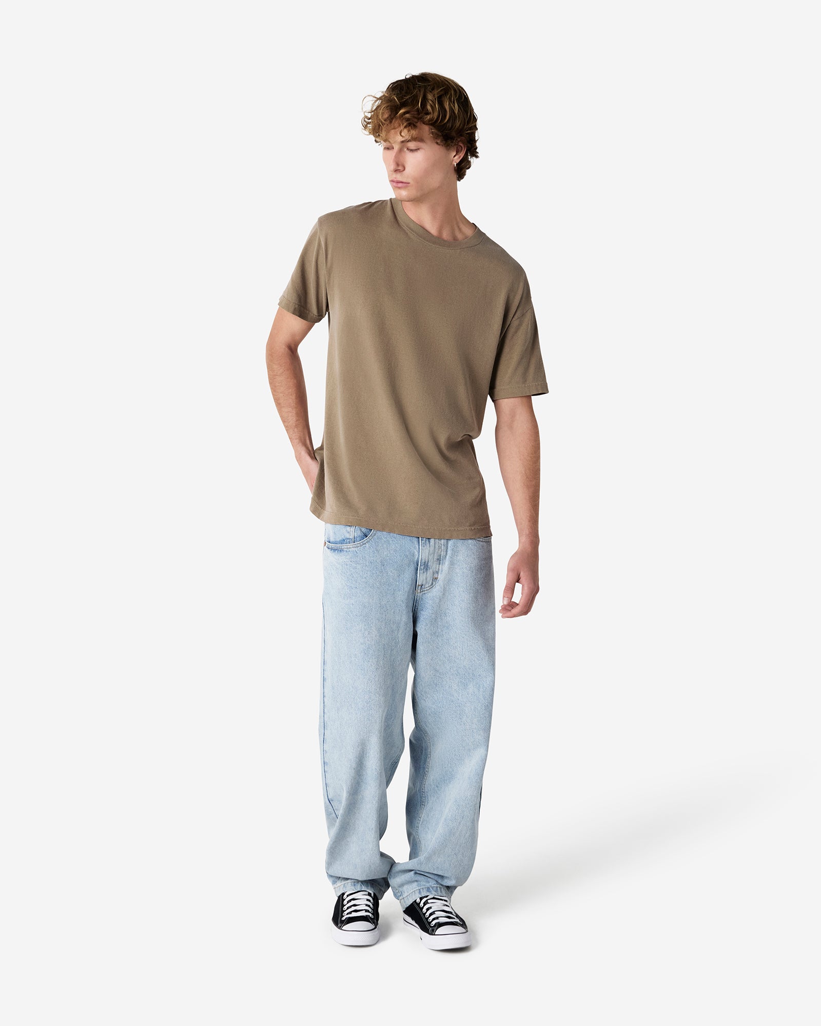 1301GD American Apparel Unisex Garment Dyed Heavyweight Cotton T-Shirt