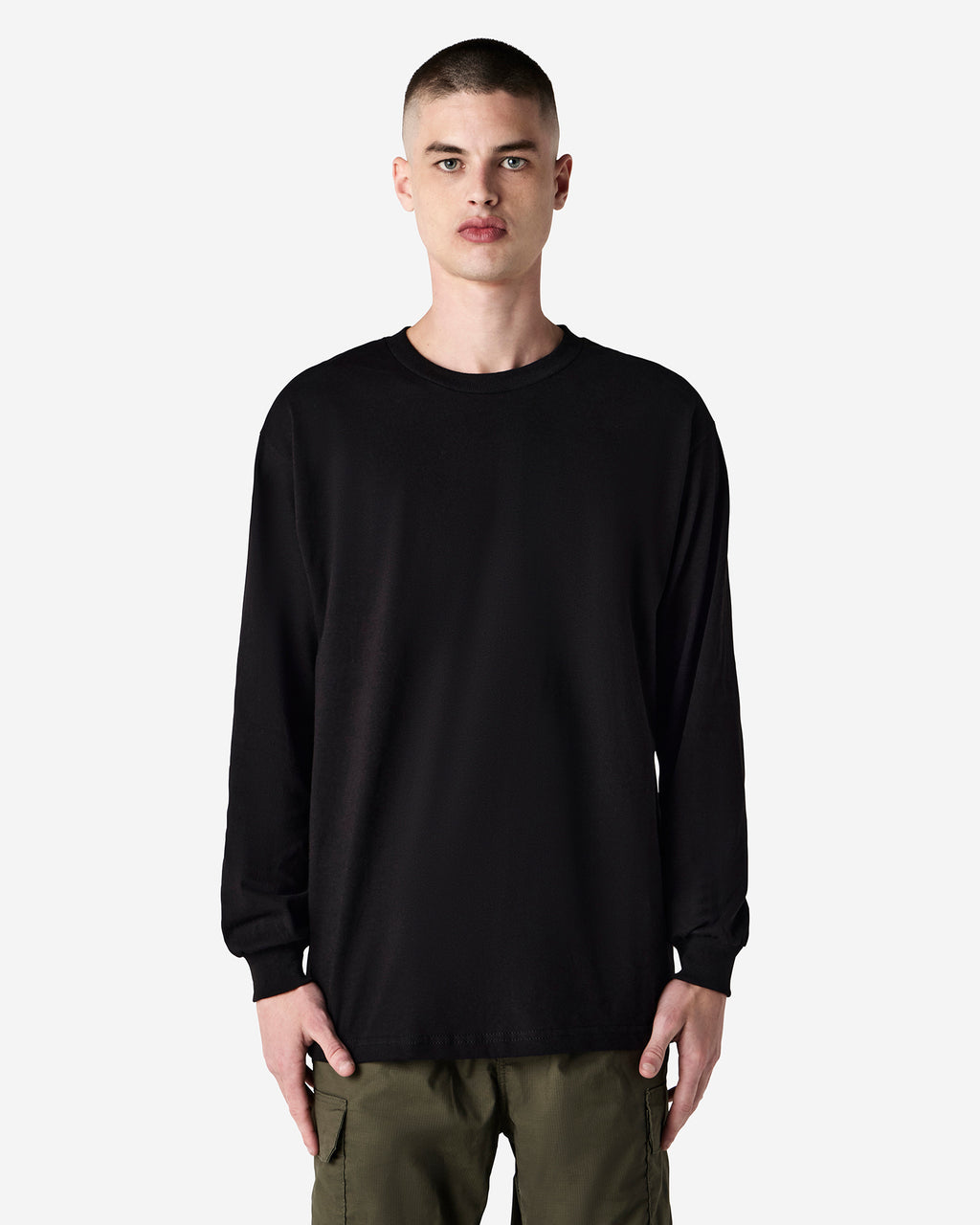 1304 American Apparel Heavyweight Cotton Unisex Long Sleeve T-Shirt