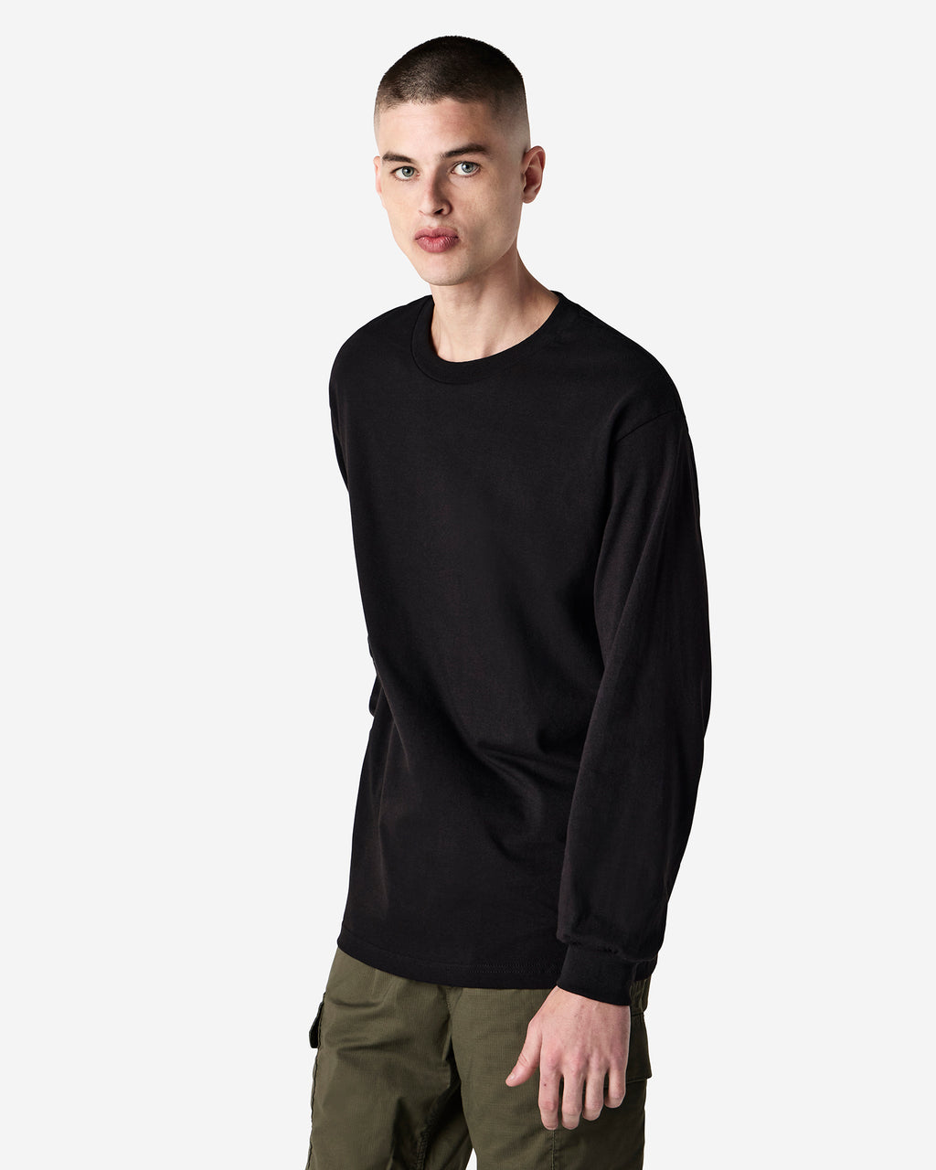 1304 American Apparel Heavyweight Cotton Unisex Long Sleeve T-Shirt