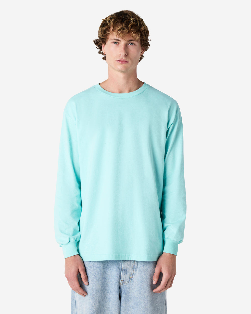 1304 American Apparel Heavyweight Cotton Unisex Long Sleeve T-Shirt