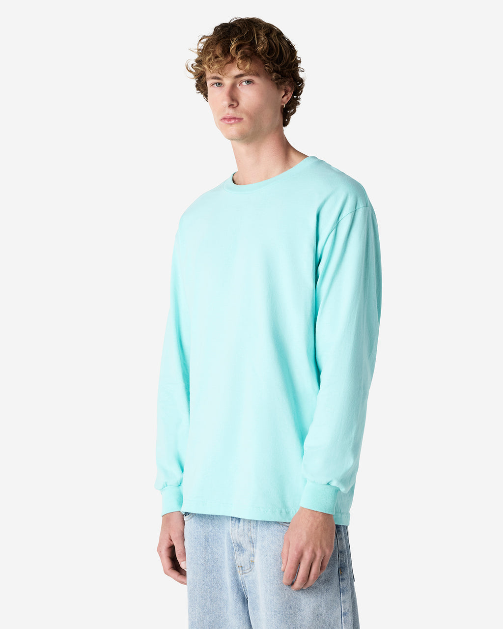 1304 American Apparel Heavyweight Cotton Unisex Long Sleeve T-Shirt