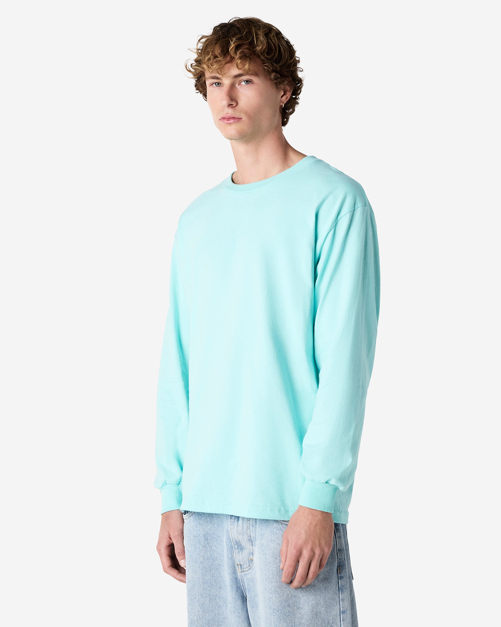 1304 American Apparel Heavyweight Cotton Unisex Long Sleeve T-Shirt
