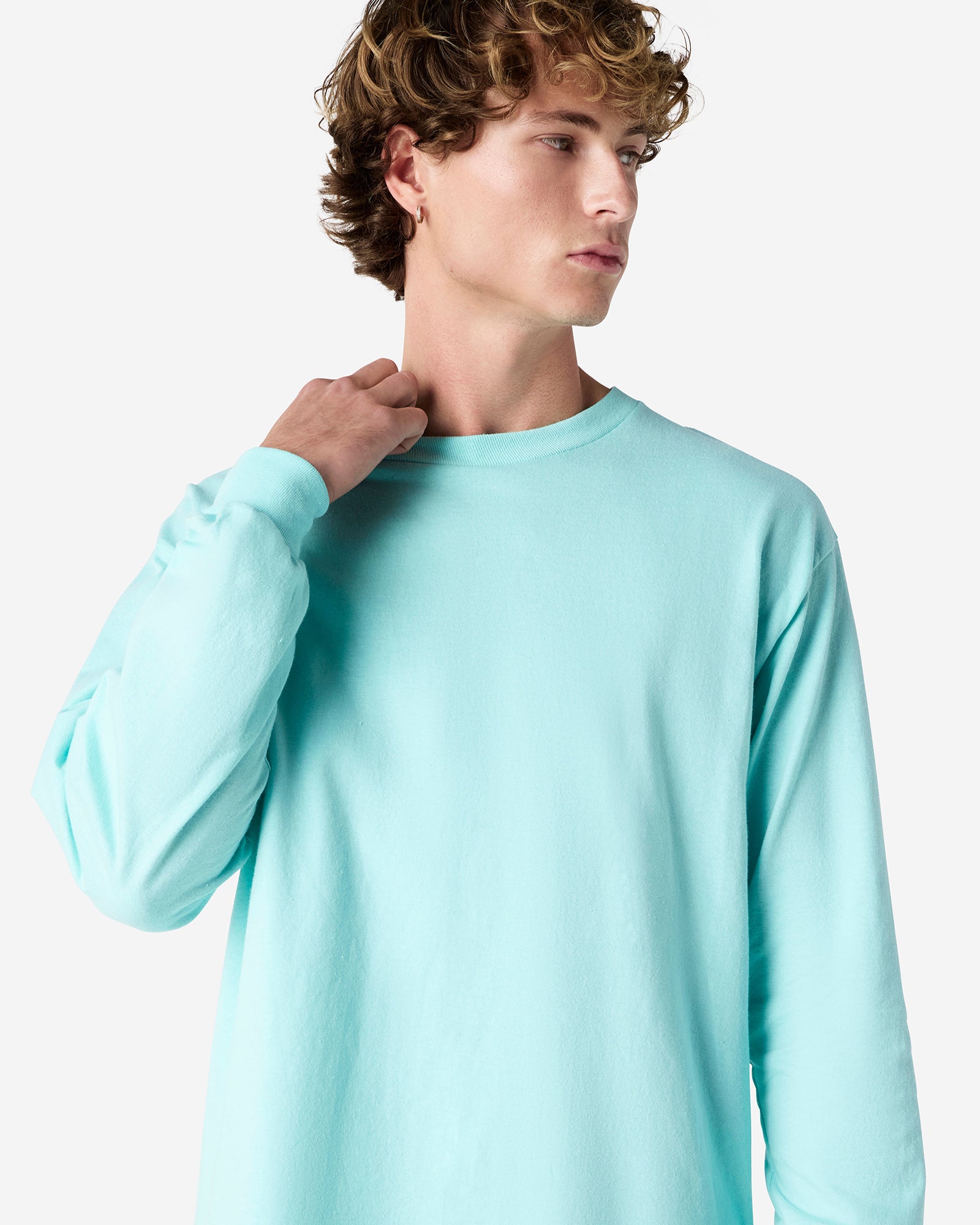 1304 American Apparel Heavyweight Cotton Unisex Long Sleeve T-Shirt