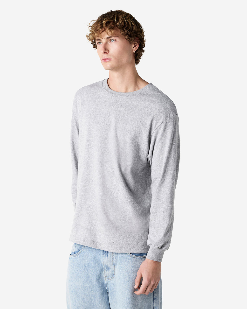 1304 American Apparel Heavyweight Cotton Unisex Long Sleeve T-Shirt