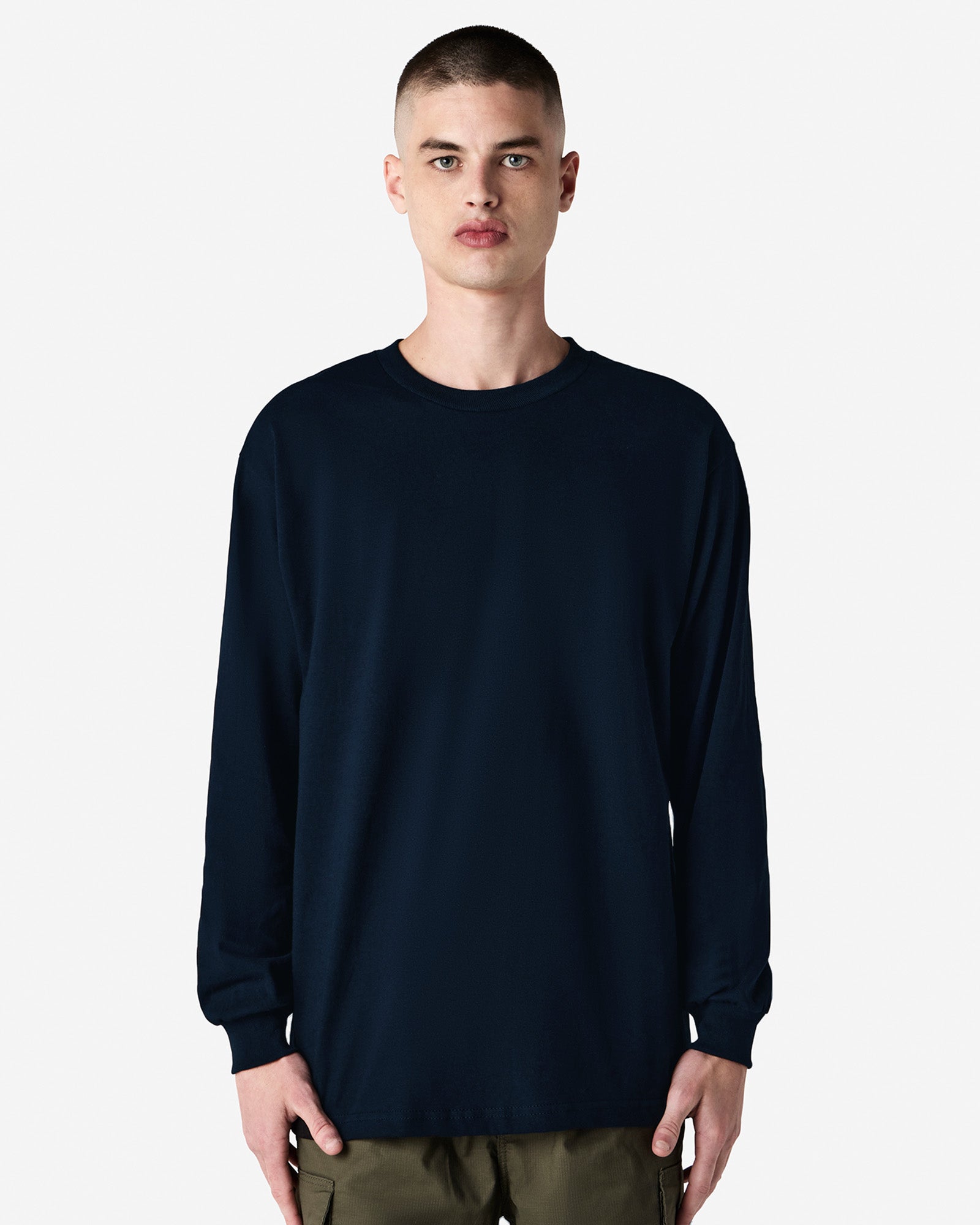 1304 American Apparel Heavyweight Cotton Unisex Long Sleeve T-Shirt