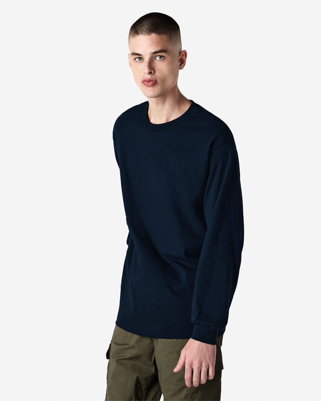 1304 American Apparel Heavyweight Cotton Unisex Long Sleeve T-Shirt