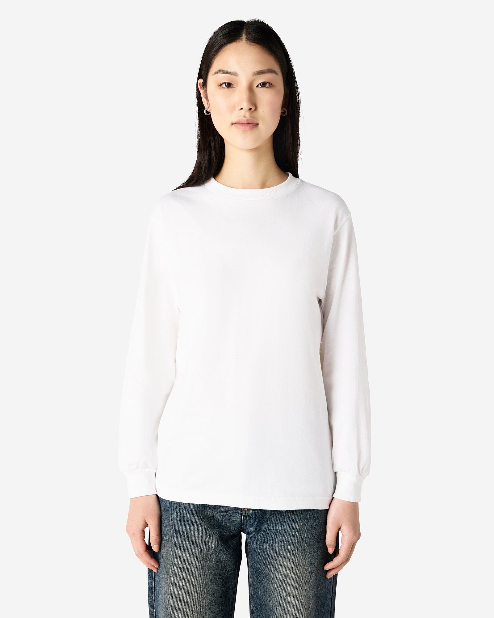 1304 American Apparel Heavyweight Cotton Unisex Long Sleeve T-Shirt