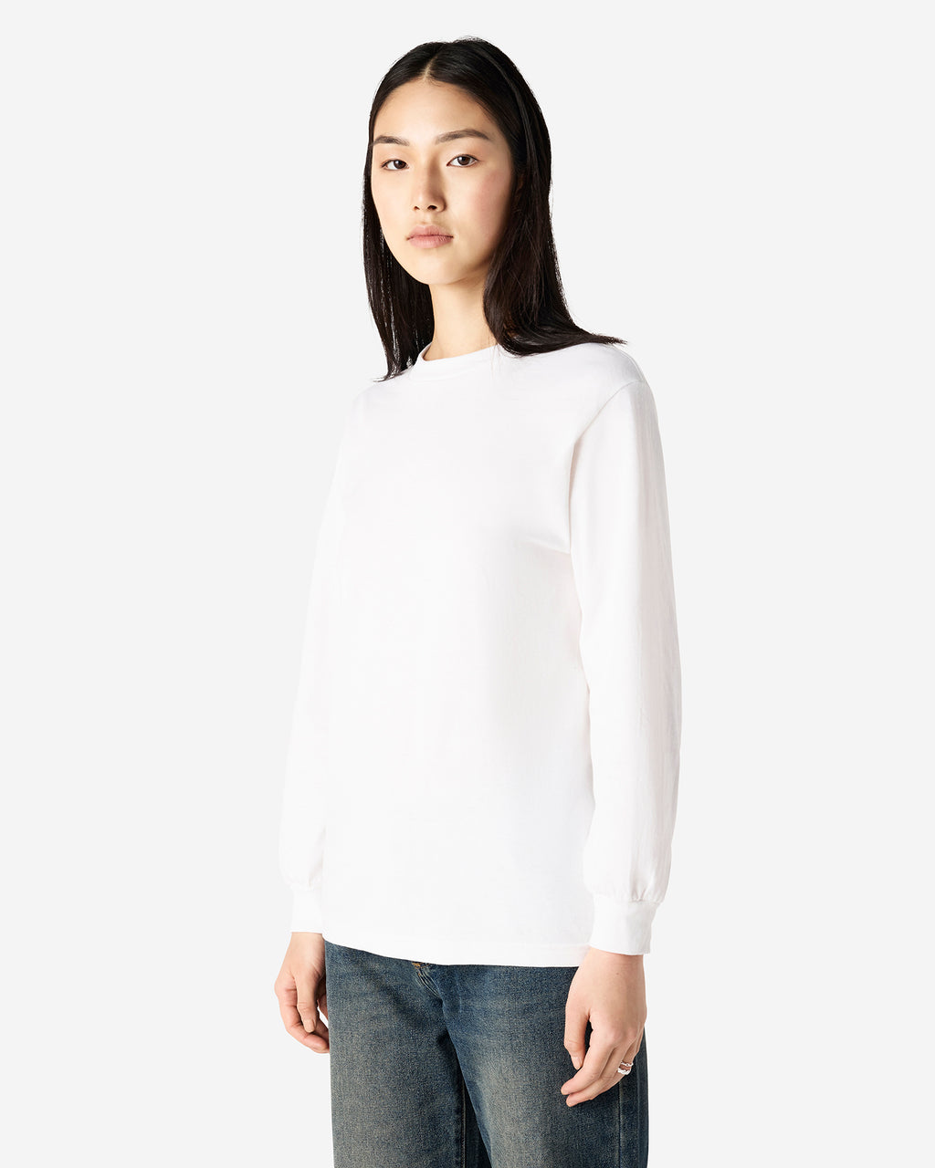 1304 American Apparel Heavyweight Cotton Unisex Long Sleeve T-Shirt