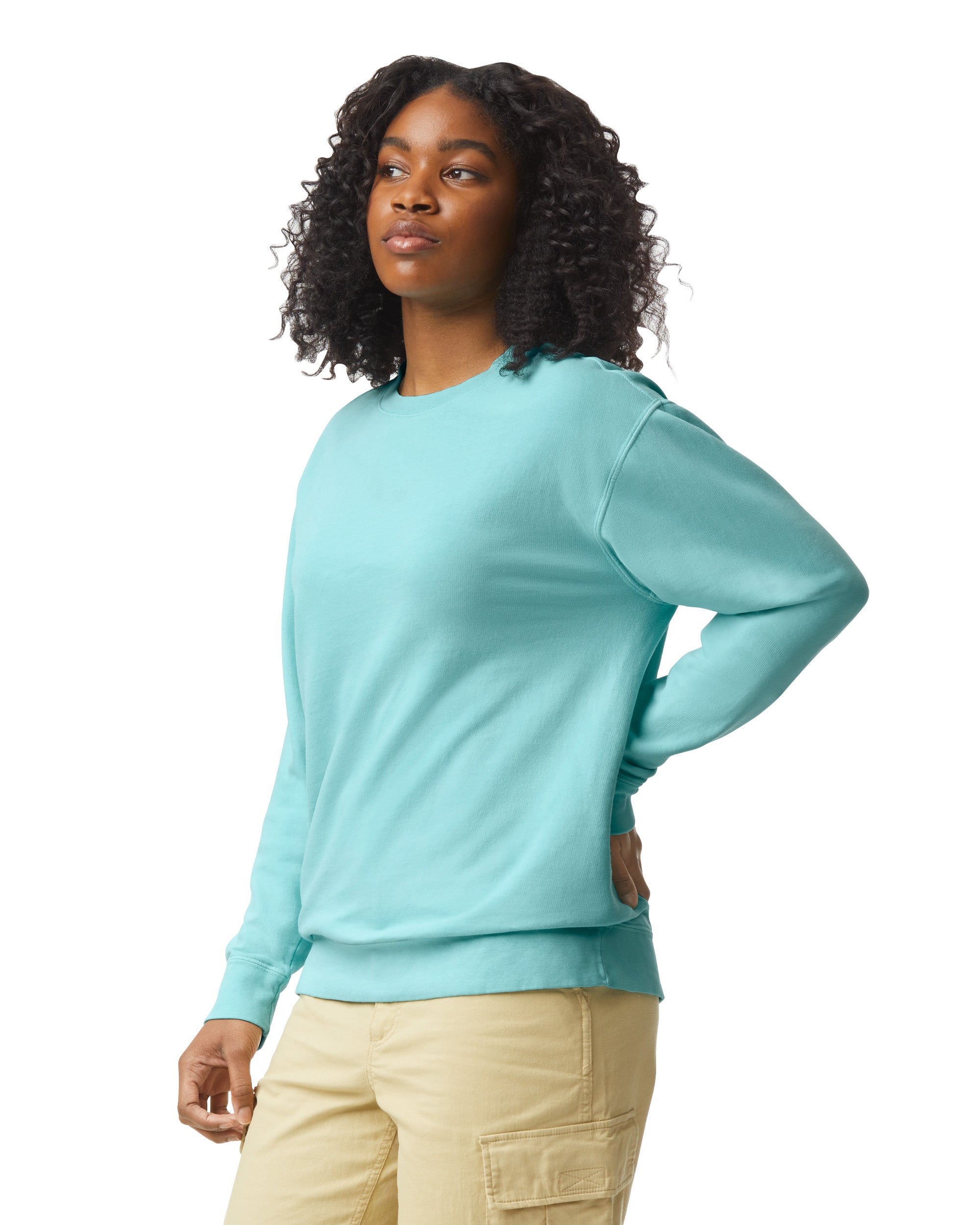 1466 Comfort Colors Adult Lightweight Crewneck Sweatshirt