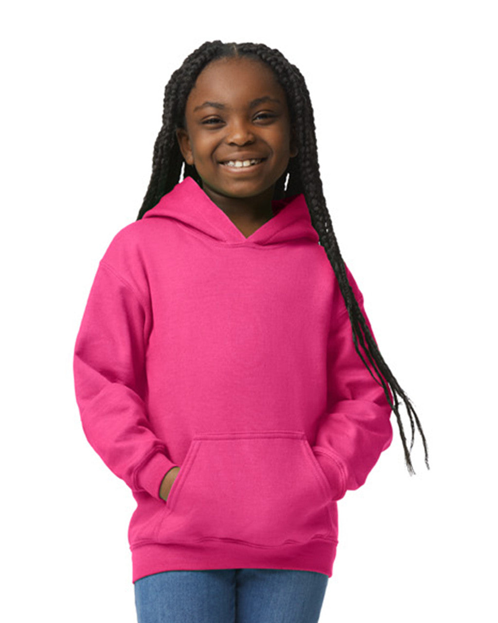 18500B Gildan Heavy Blend Youth Hooded Sweatshirt