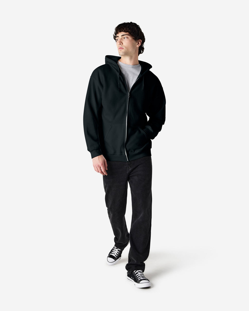 18600 Gildan Heavy Blend Adult Full Zip Hooded Sweatshirt