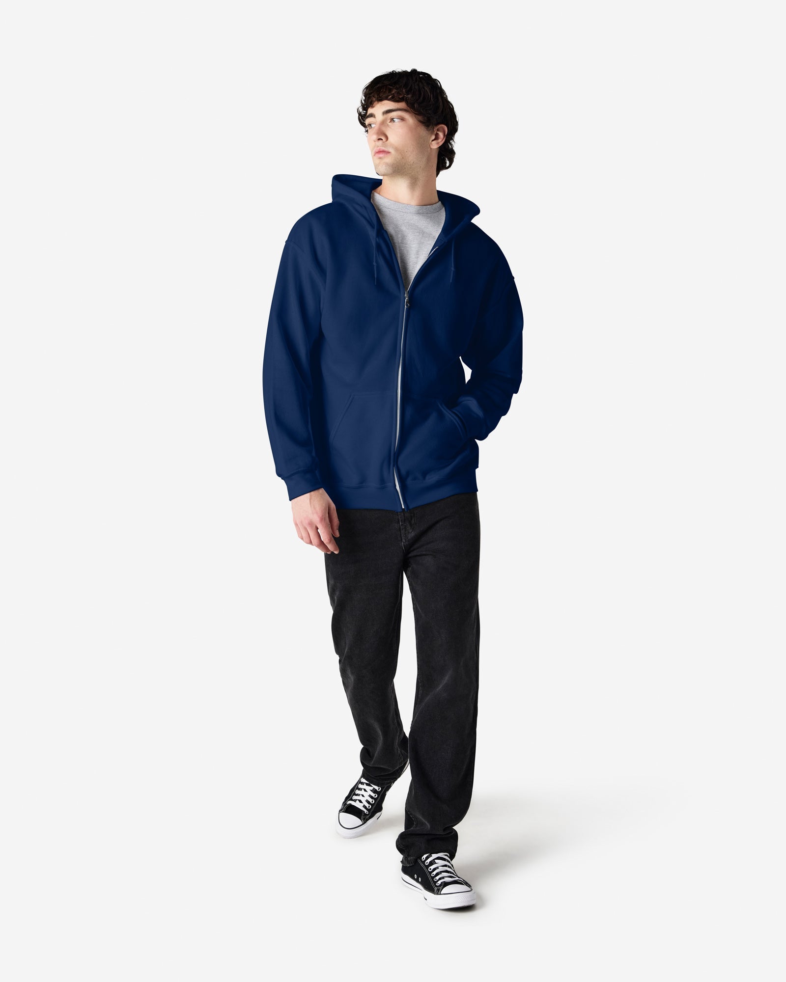 18600 Gildan Heavy Blend Adult Full Zip Hooded Sweatshirt