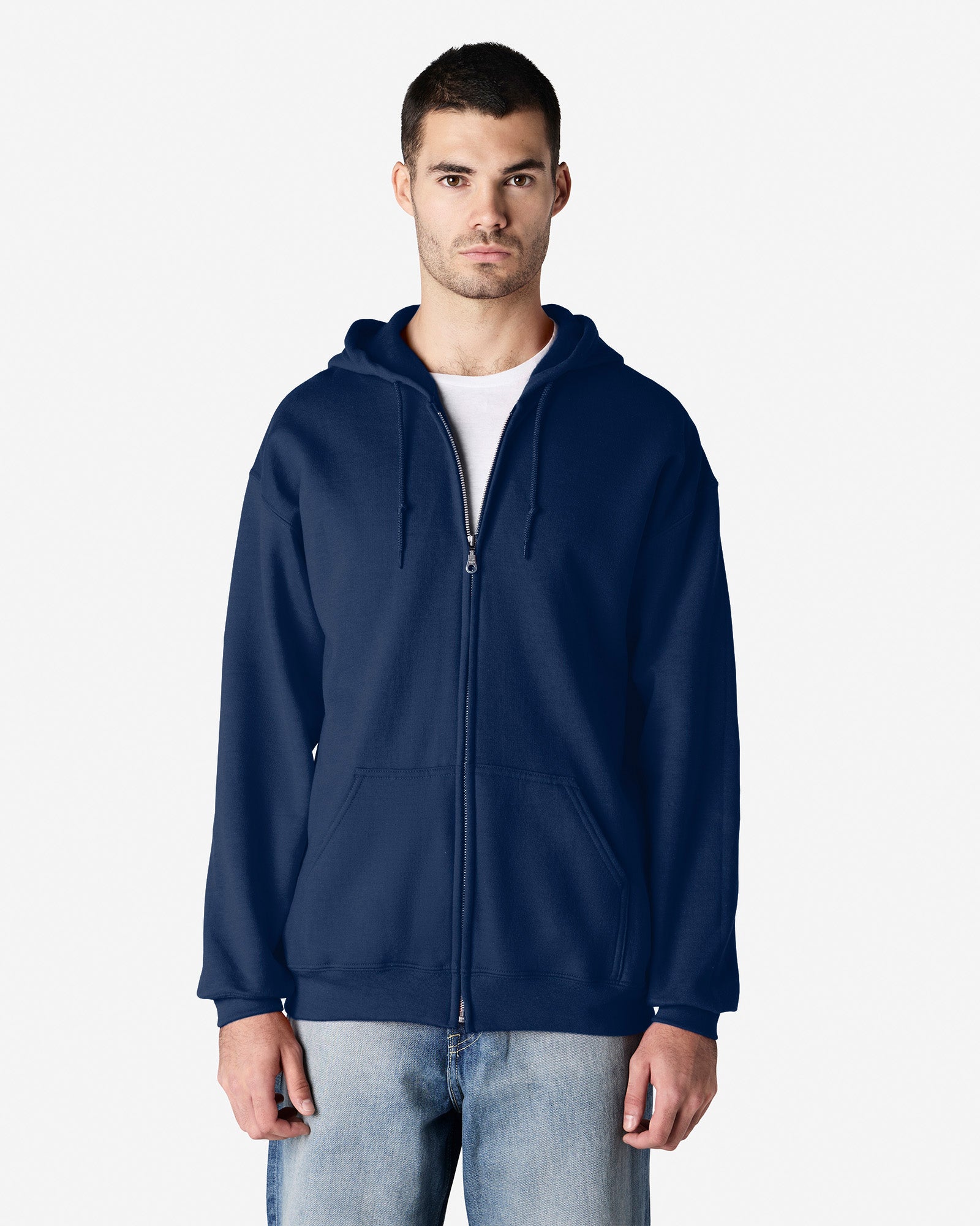18600 Gildan Heavy Blend Adult Full Zip Hooded Sweatshirt