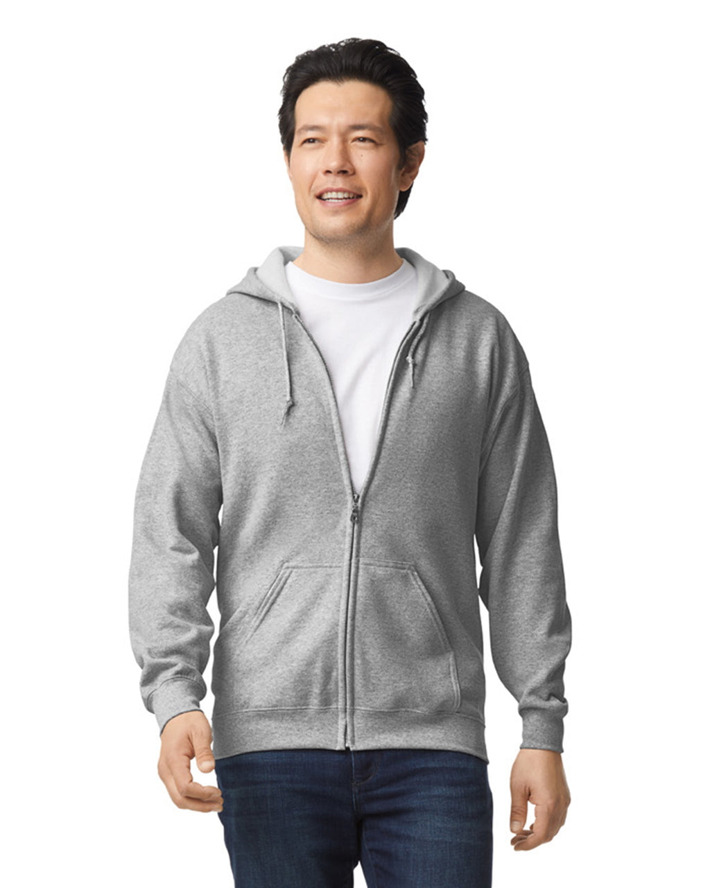 18600 Gildan Heavy Blend Adult Full Zip Hooded Sweatshirt