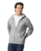 18600 Gildan Heavy Blend Adult Full Zip Hooded Sweatshirt