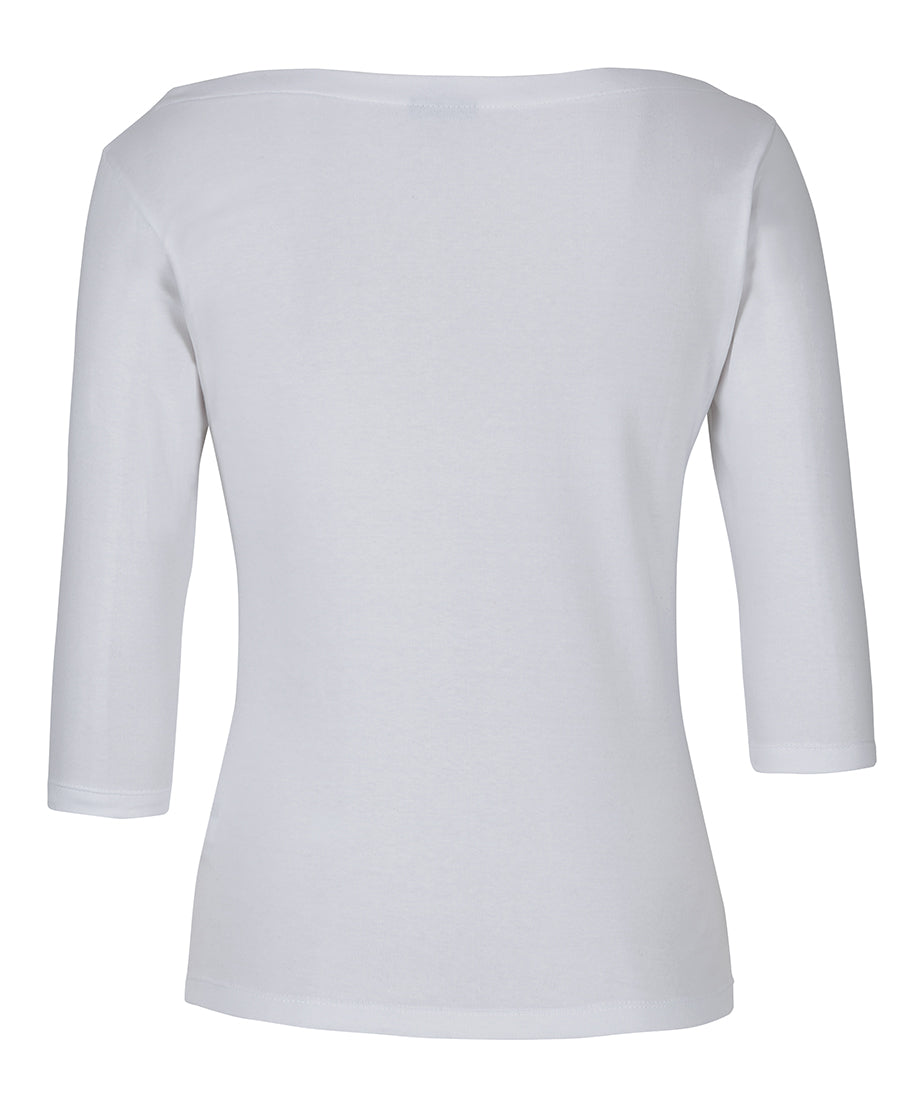 C of C Ladies 3/4 Sleeve Boat Neck Tee 1BT3