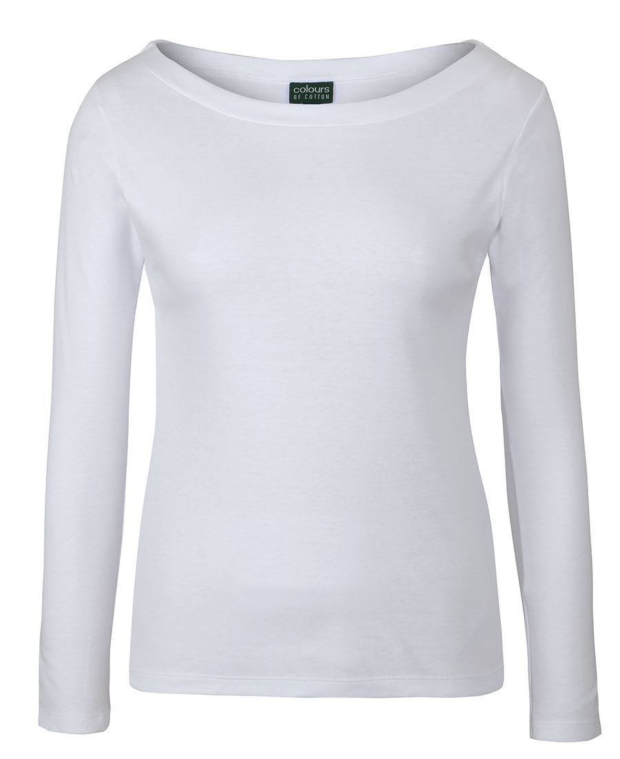 JBS C OF C L/S BOAT NECK TEE 1BTL