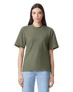 1PQ American Apparel Unisex Pique Mockneck T-shirt
