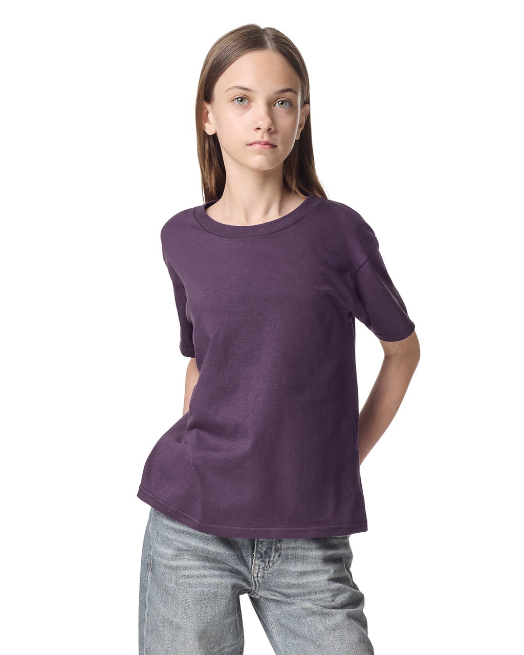 2001Y American Apparel Fine Jersey Youth T-Shirt