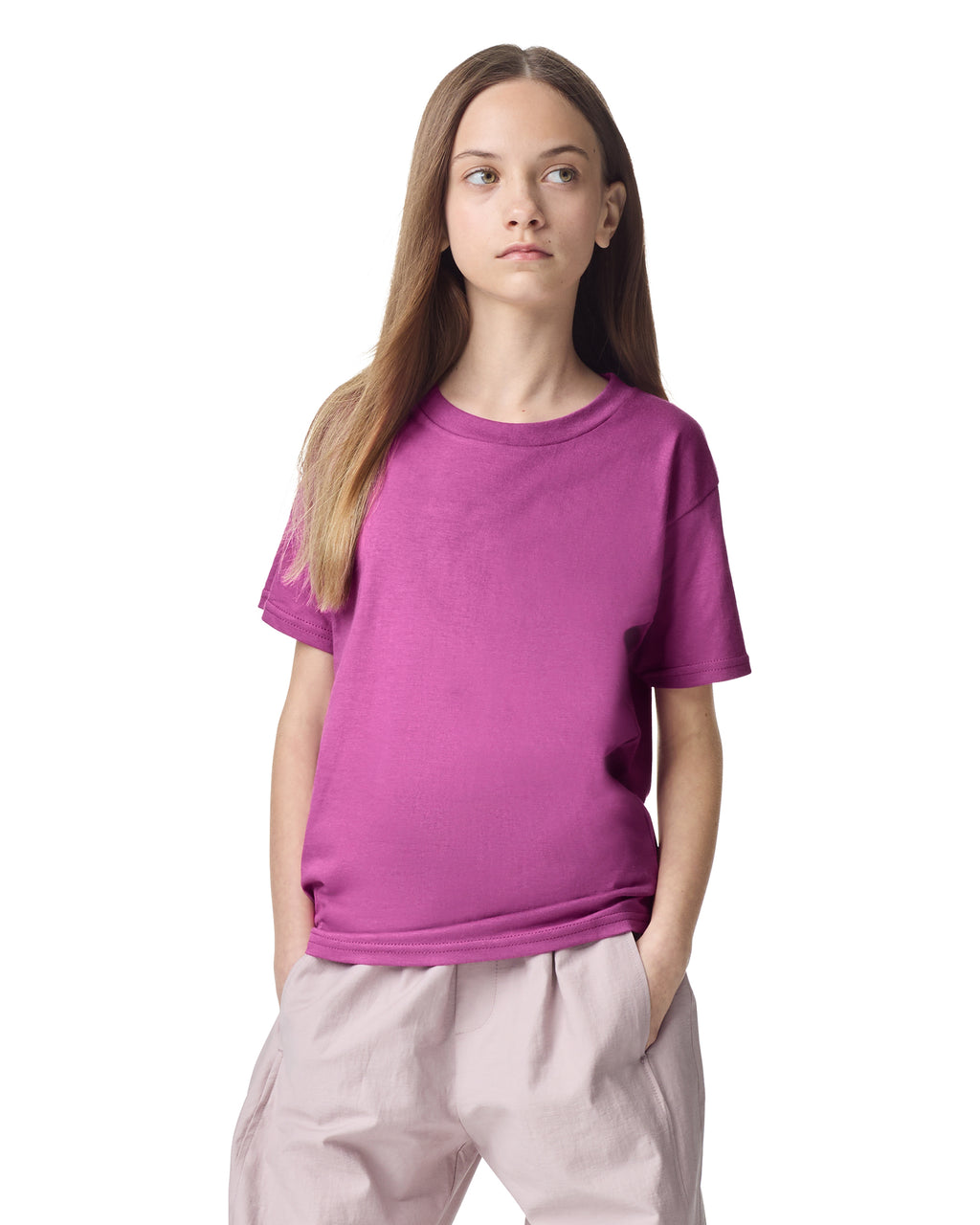 2001Y American Apparel Fine Jersey Youth T-Shirt