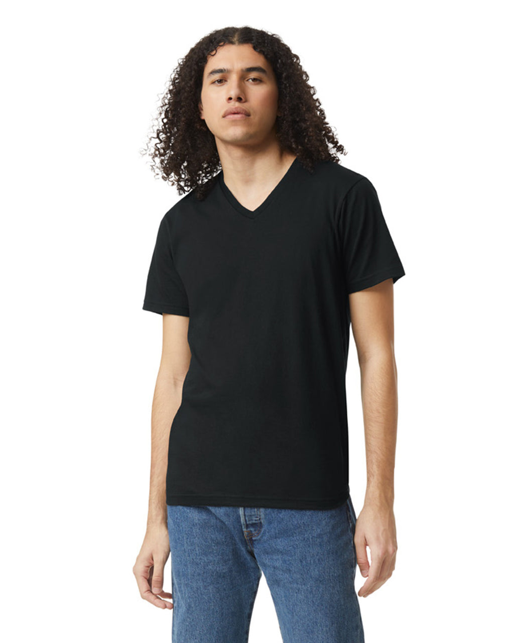 2006CVC American Apparel CVC Unisex V-neck T-shirt