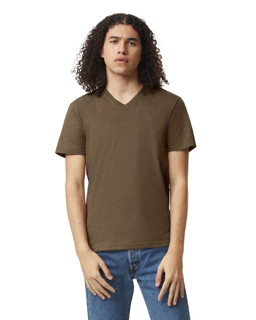 2006CVC American Apparel CVC Unisex V-neck T-shirt