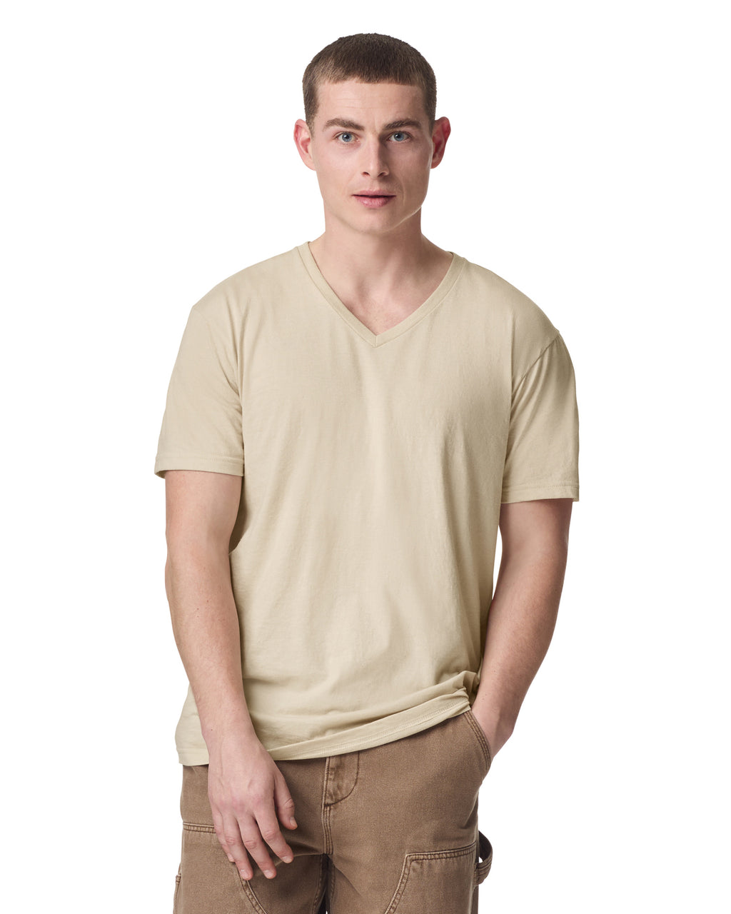 2006CVC American Apparel CVC Unisex V-neck T-shirt