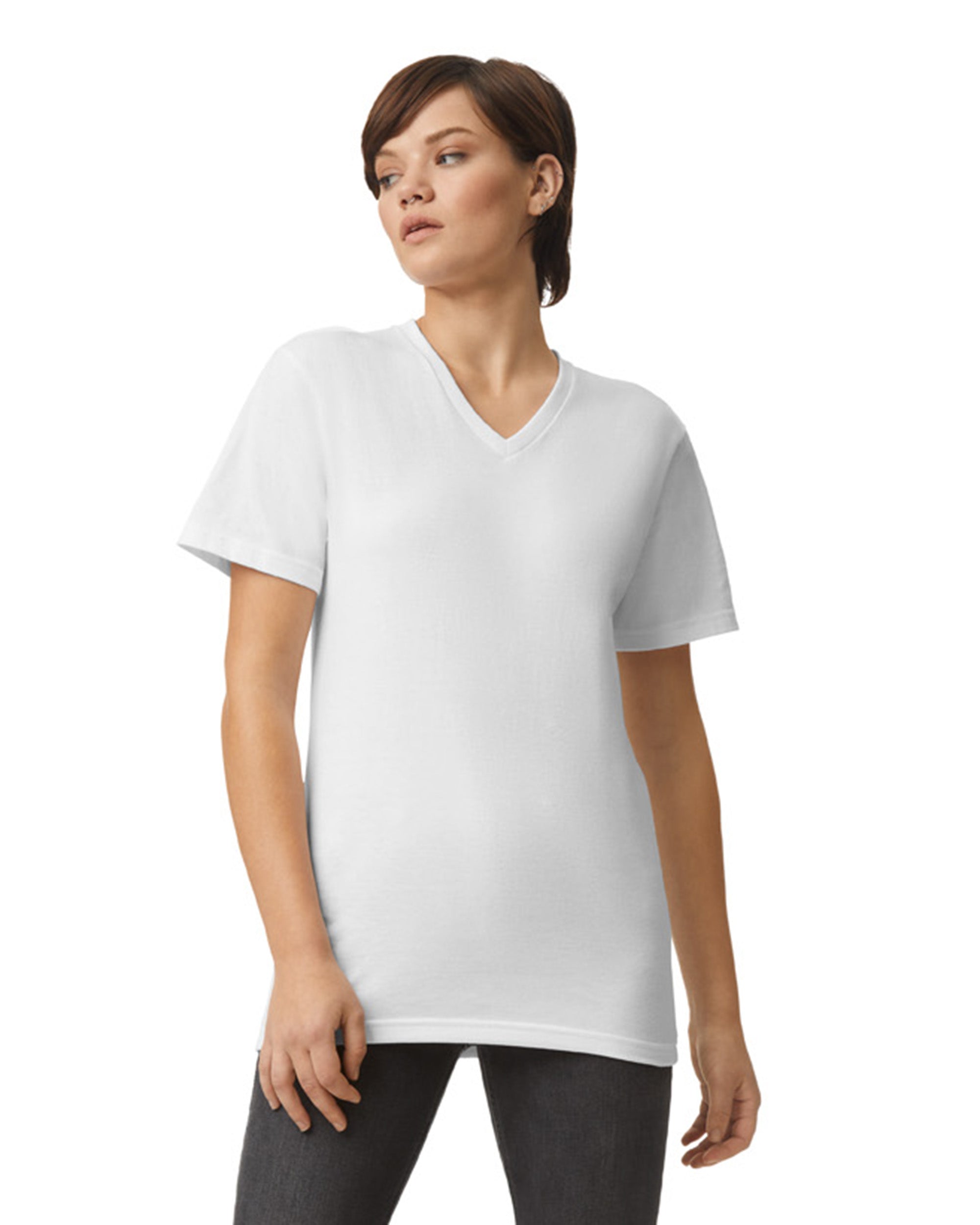2006CVC American Apparel CVC Unisex V-neck T-shirt