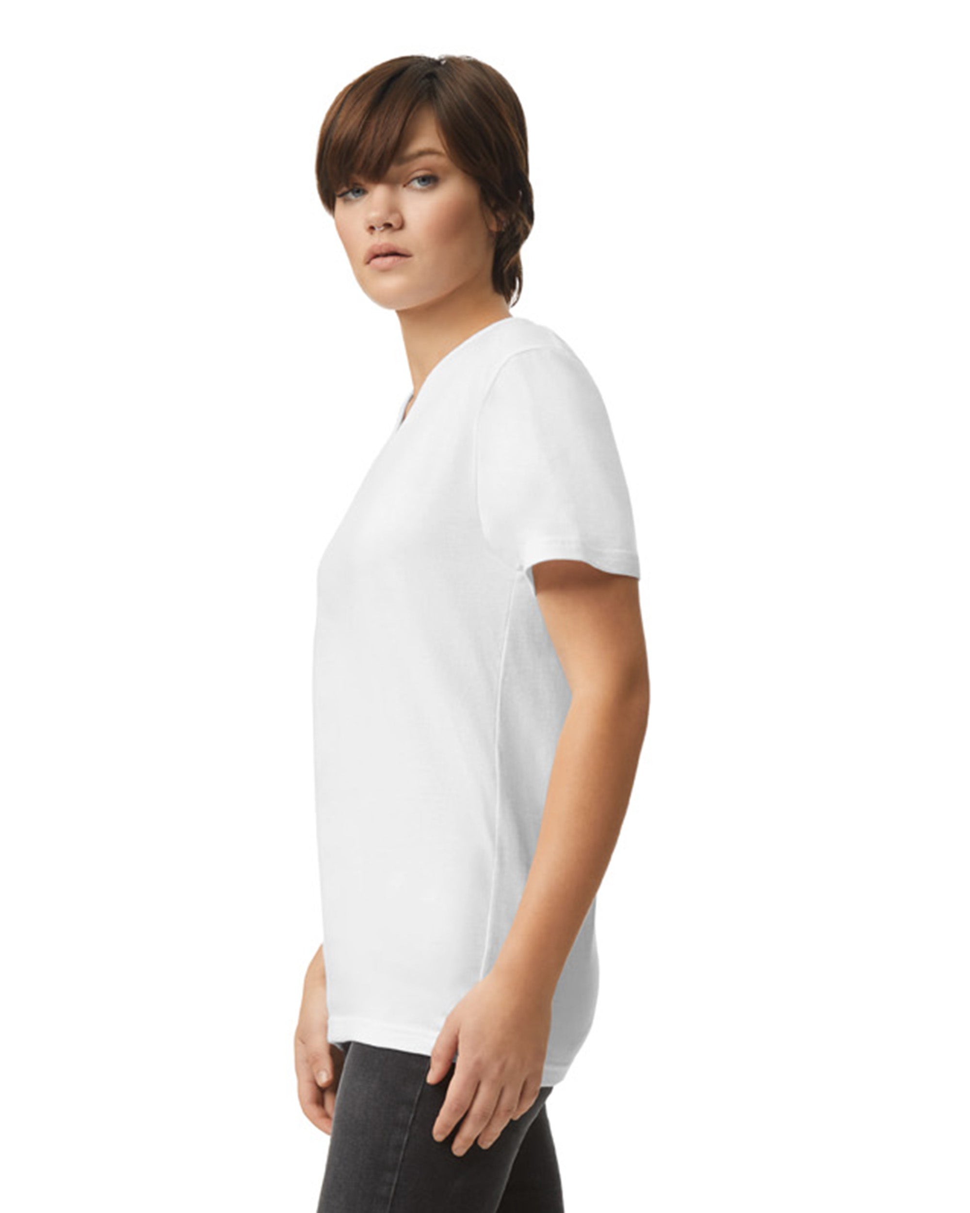 2006CVC American Apparel CVC Unisex V-neck T-shirt