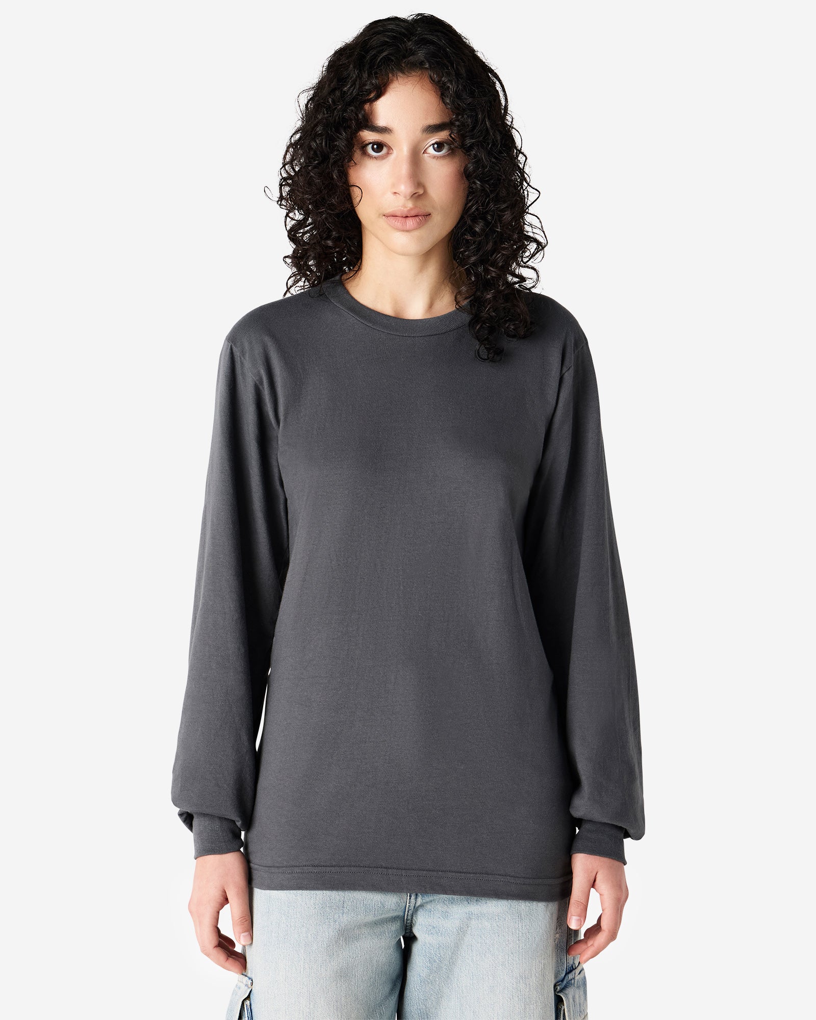 2007 American Apparel Cotton Long Sleeve Fine Jersey T-shirt