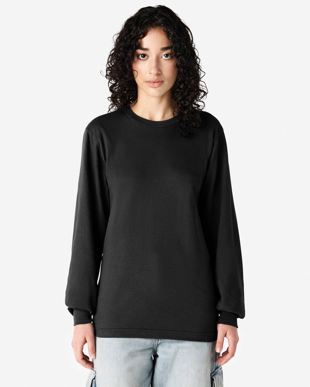 2007 American Apparel Cotton Long Sleeve Fine Jersey T-shirt