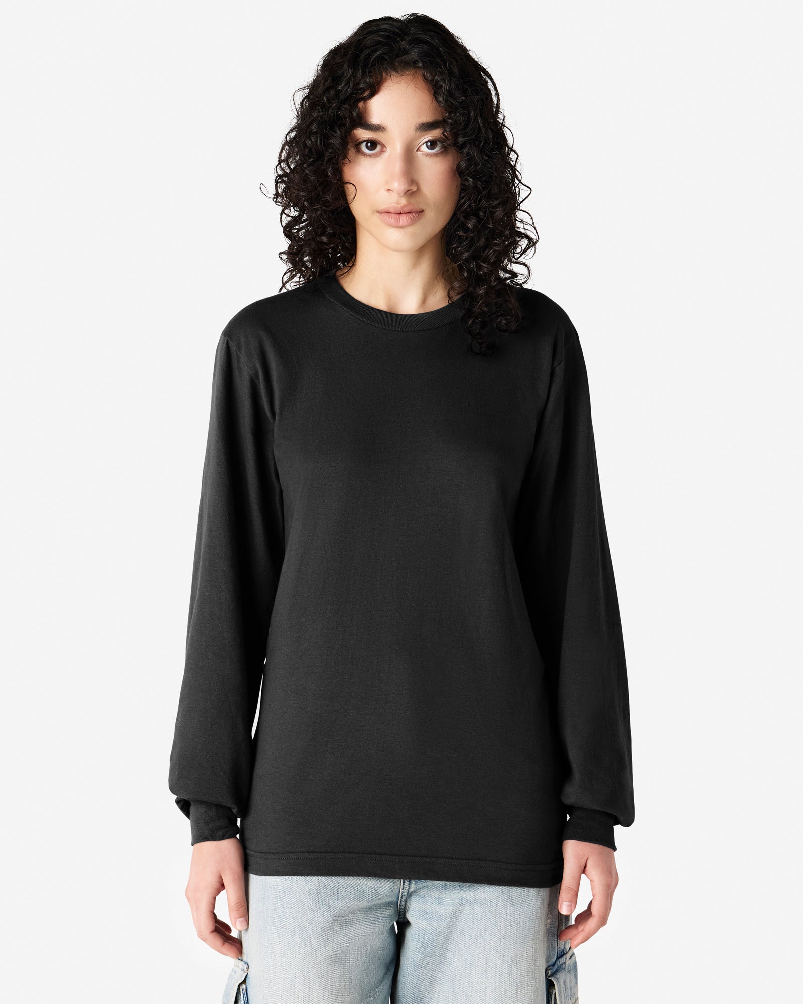 2007 American Apparel Cotton Long Sleeve Fine Jersey T-shirt