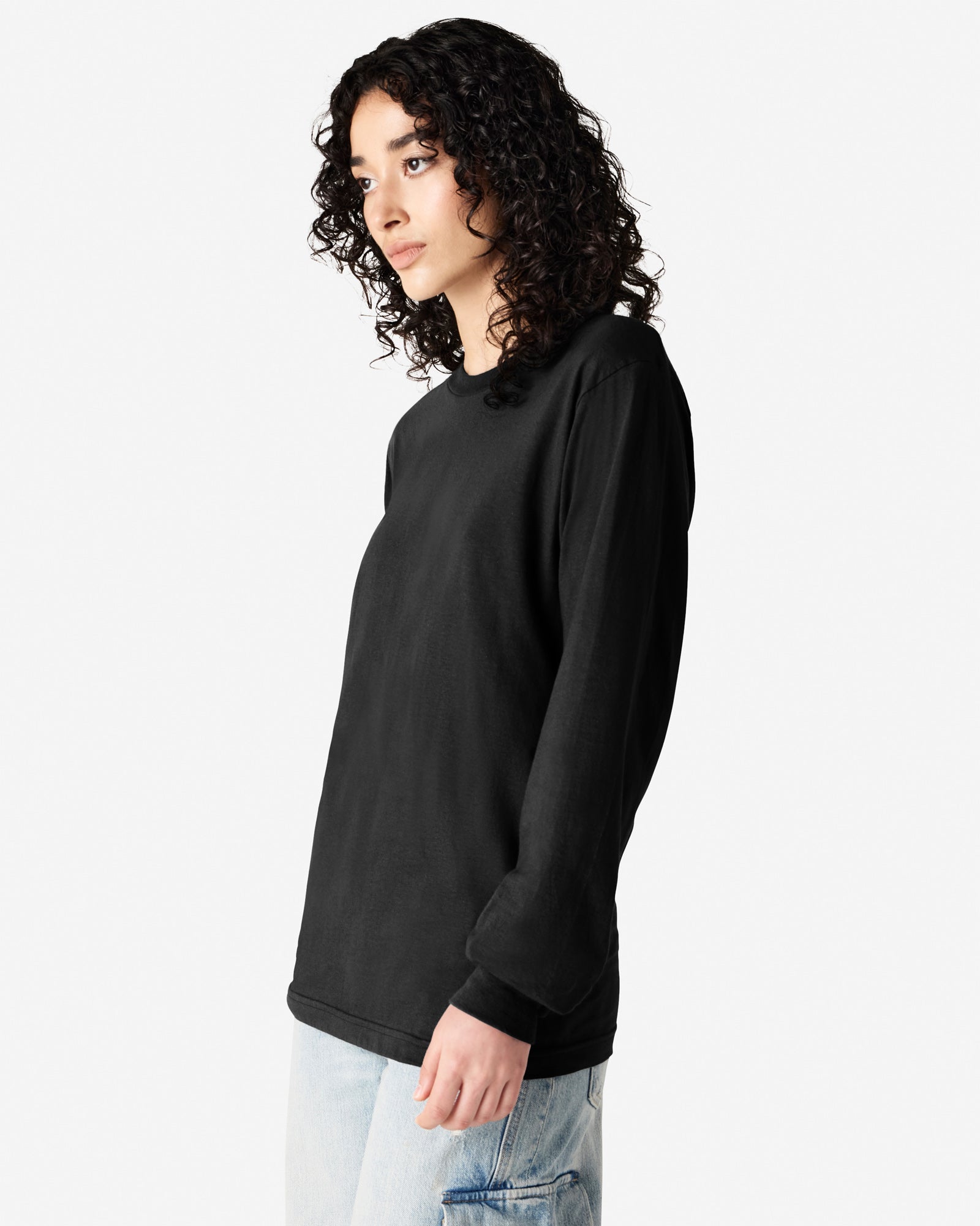 2007 American Apparel Cotton Long Sleeve Fine Jersey T-shirt