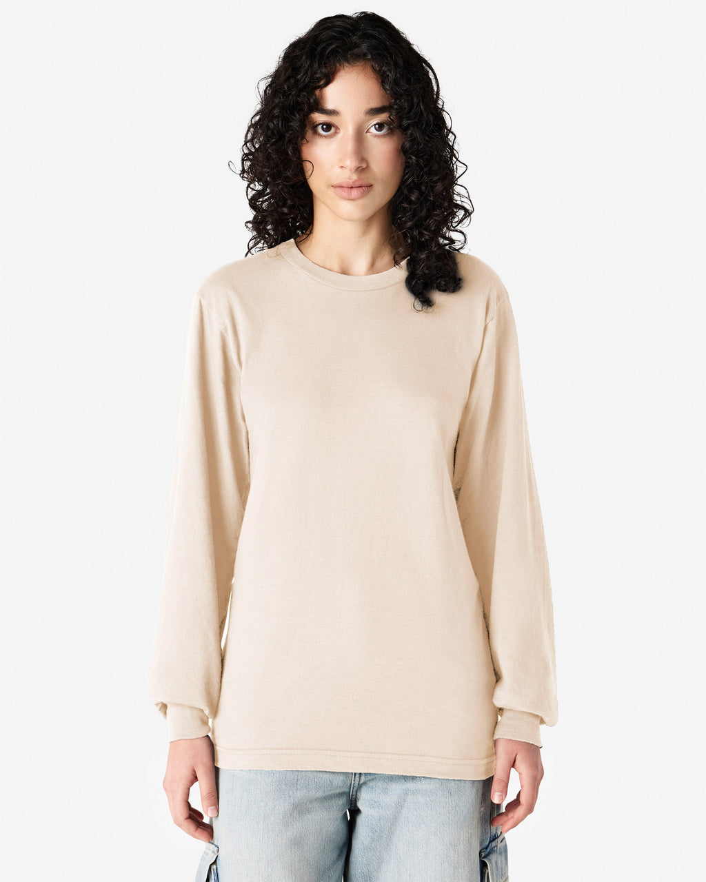 2007 American Apparel Cotton Long Sleeve Fine Jersey T-shirt