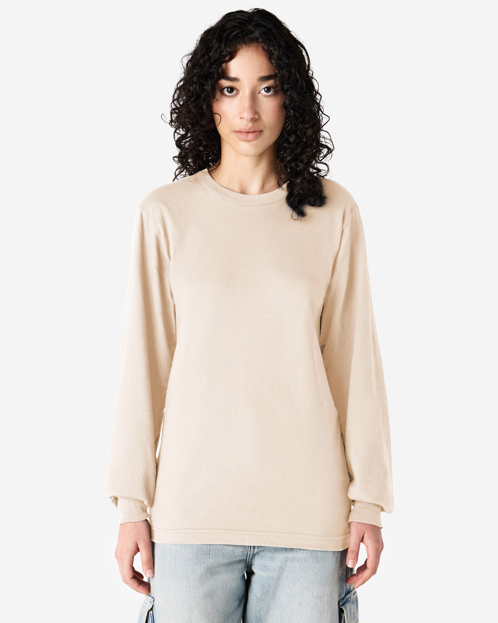 2007 American Apparel Cotton Long Sleeve Fine Jersey T-shirt