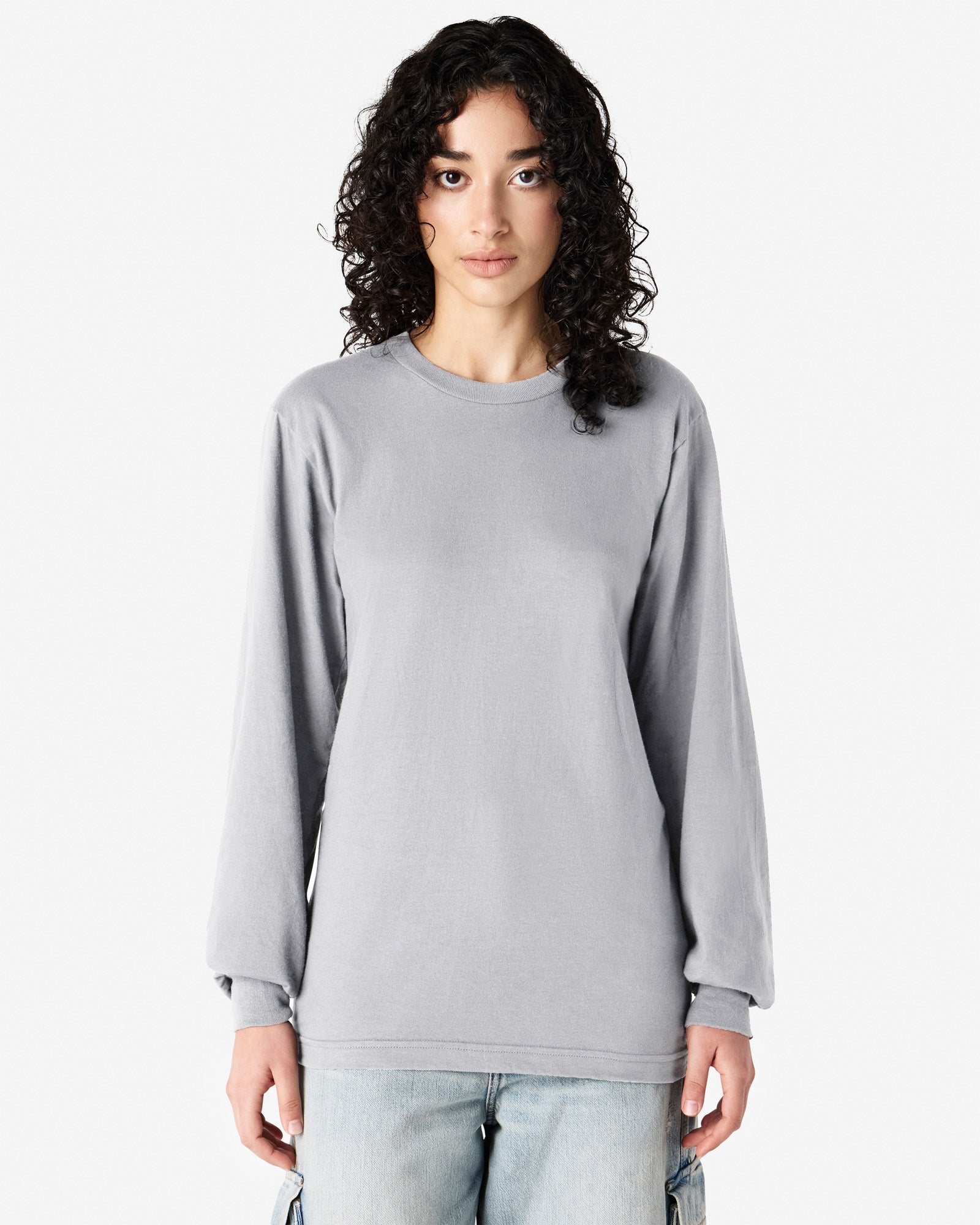 2007 American Apparel Cotton Long Sleeve Fine Jersey T-shirt