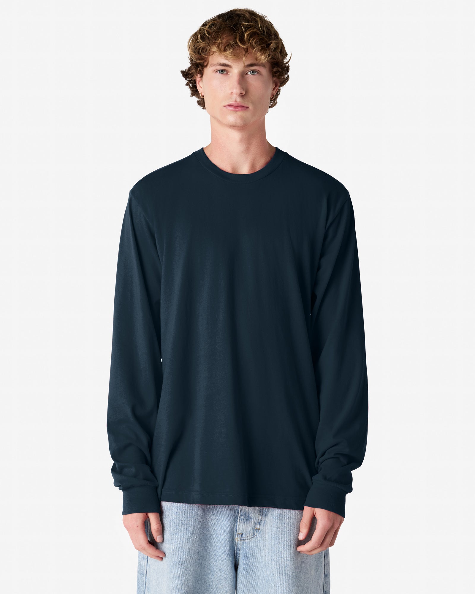 2007 American Apparel Cotton Long Sleeve Fine Jersey T-shirt