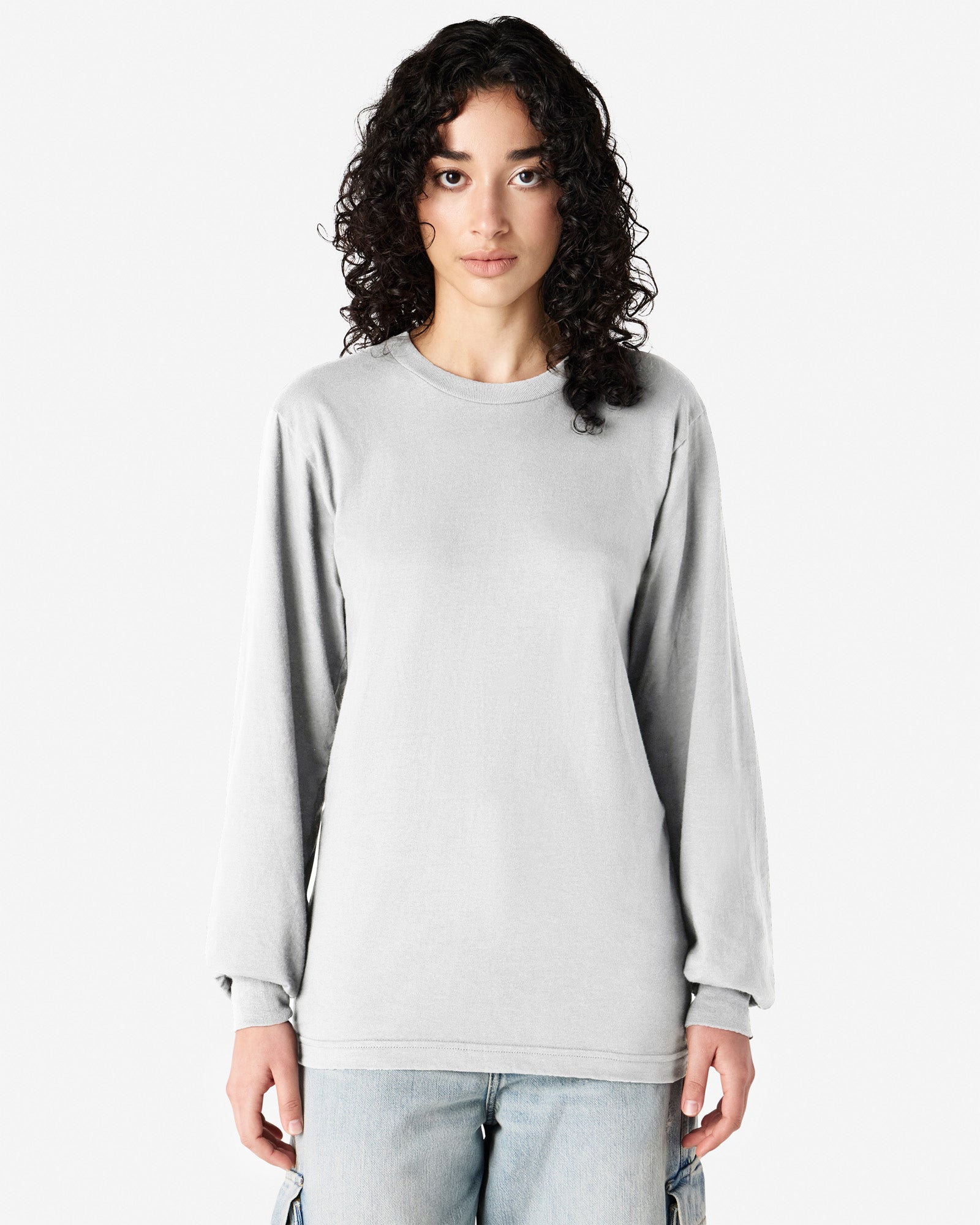 2007 American Apparel Cotton Long Sleeve Fine Jersey T-shirt