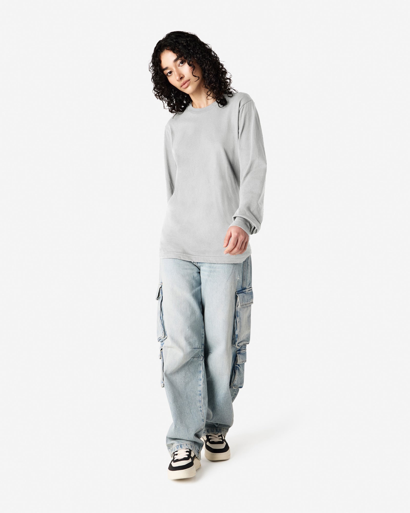 2007 American Apparel Cotton Long Sleeve Fine Jersey T-shirt